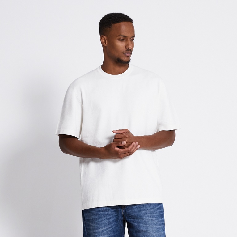 Knit tee "Valter" Off white